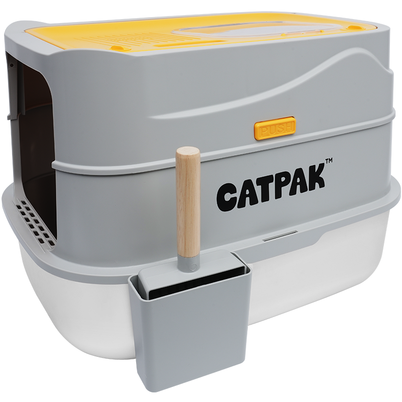 3 Piece Stainless Steel Litter Box