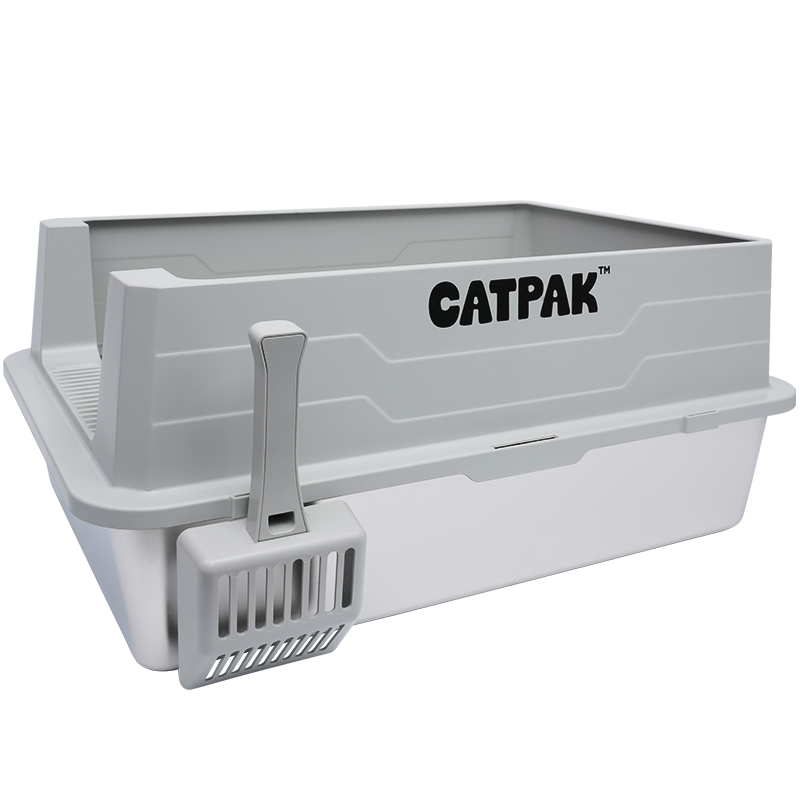 Large Stainless Steel Cat Litter Tray
